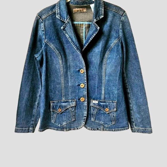 LEVIS STRAUSS NEW Vintage Distressed Jean Jacket - Picture 2 of 16